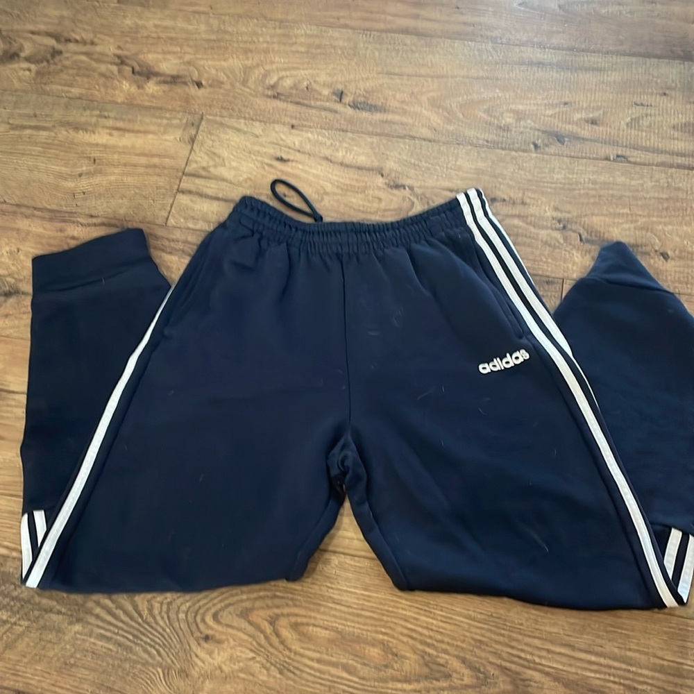 Men’s Adidas navy blue joggers